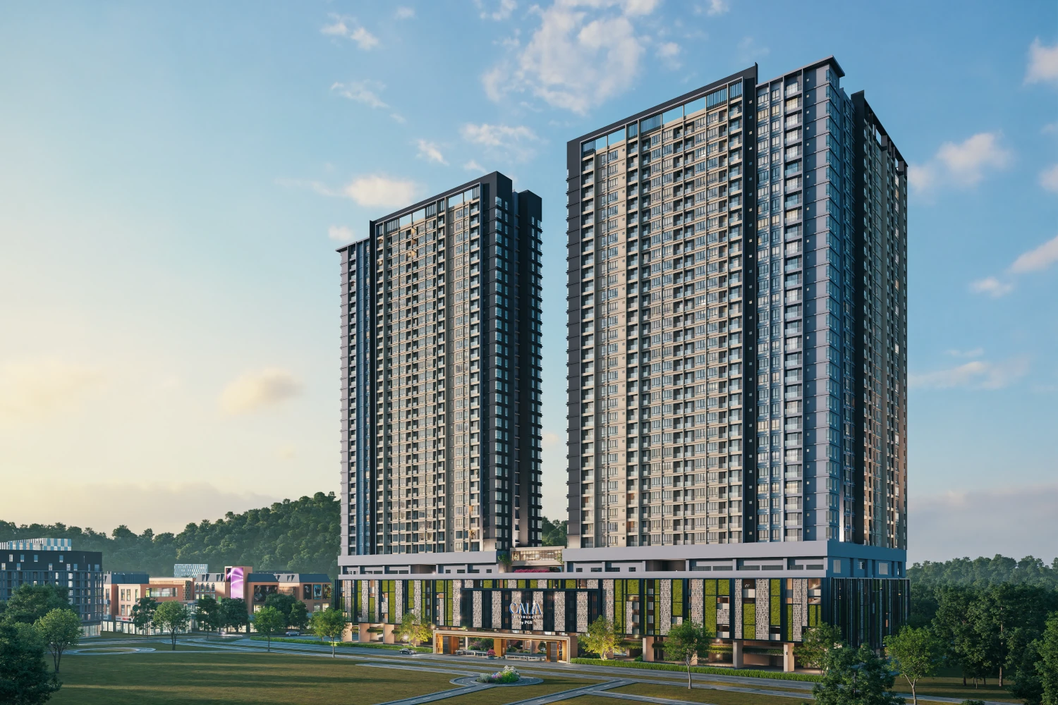 Calia Residences building façade
