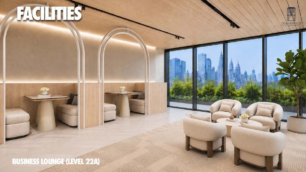 Business lounge at One Heritage by Yuwang