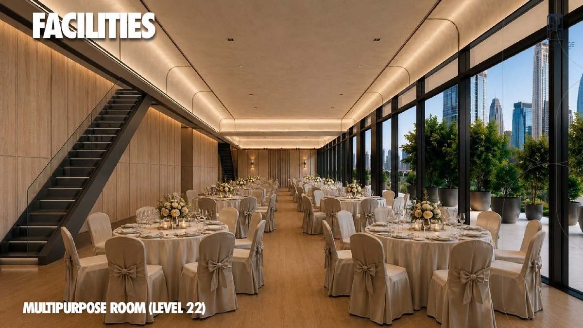 Multipurpose room at One Heritage by Yuwang