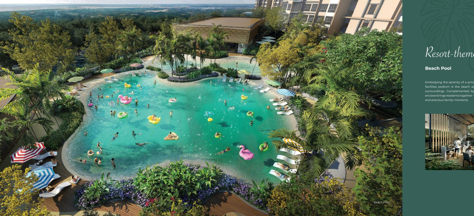 Hillview Senibong Cove beach pool