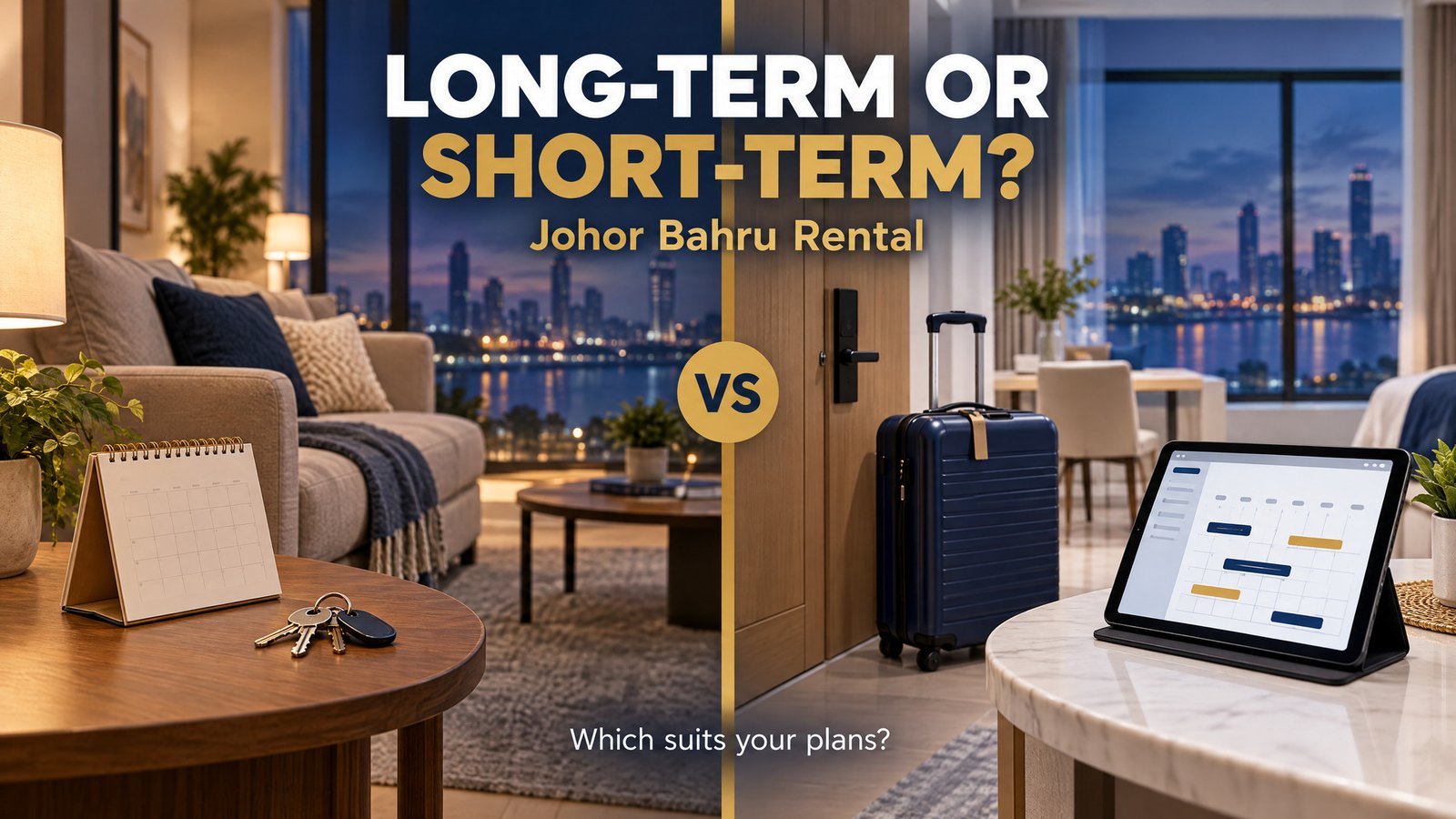 Long-term versus short-term rental in Johor Bahru