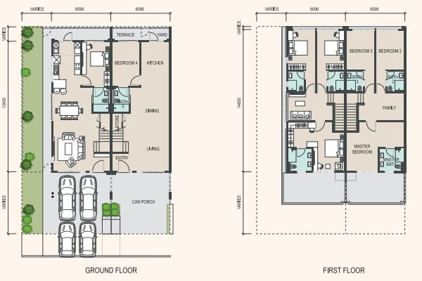 Maple (Type A5) floor plan at The Kews — Kew Woods