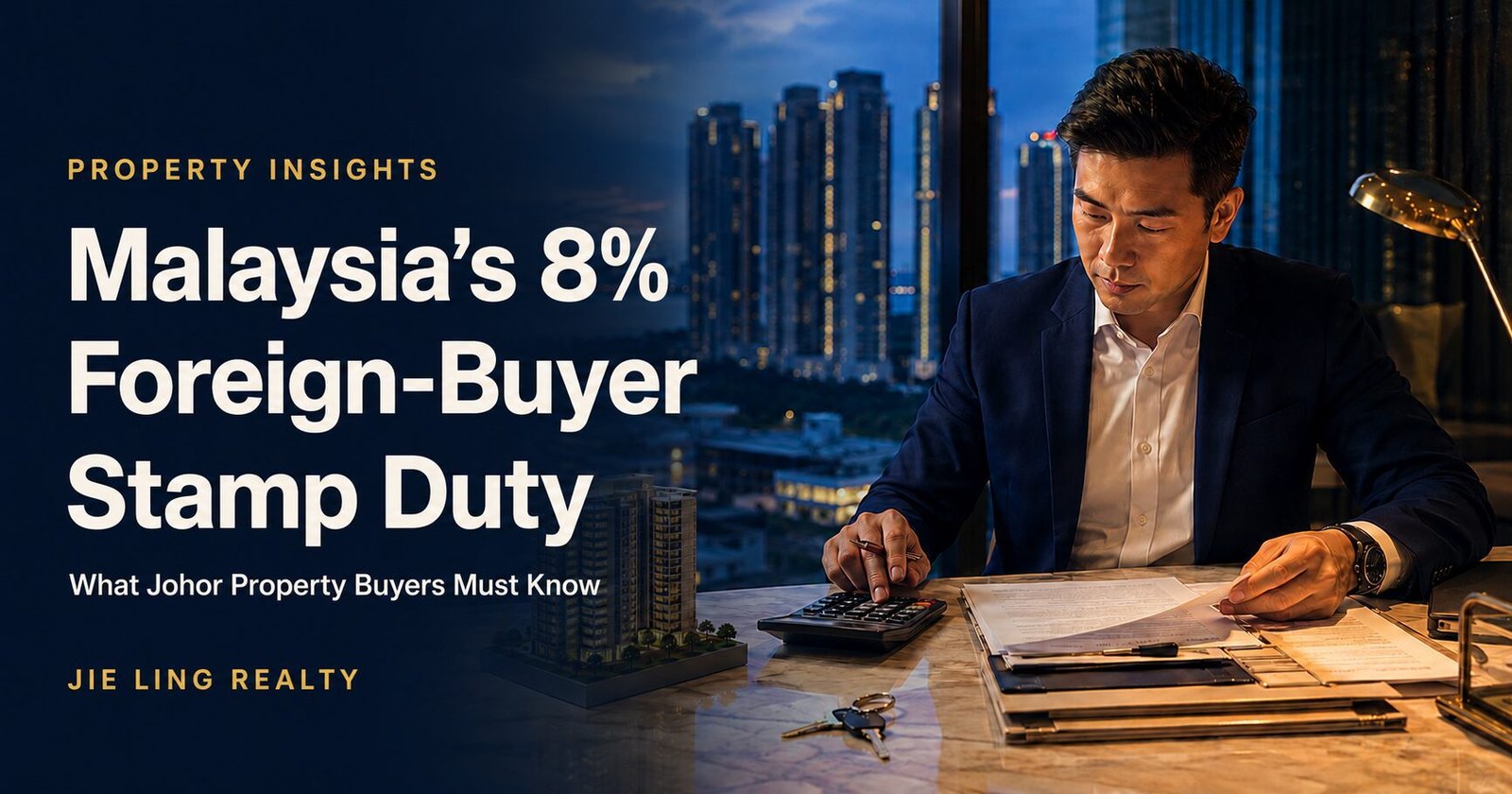 Malaysia's 8% foreign-buyer stamp duty — what Johor property buyers must know