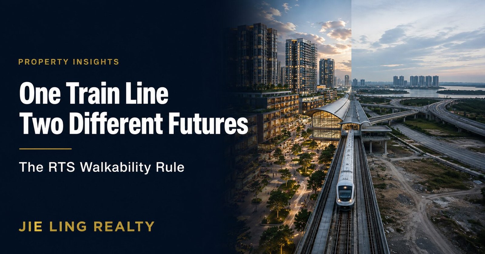 One train line, two different futures — the RTS Walkability Rule